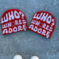 Red “WWA” Beanie